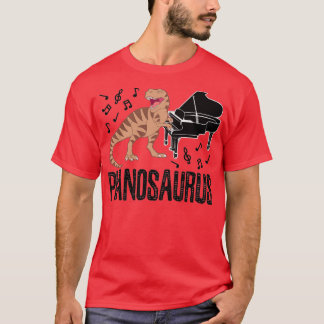 Dinosaur Piano Pianosaurus T Shirt