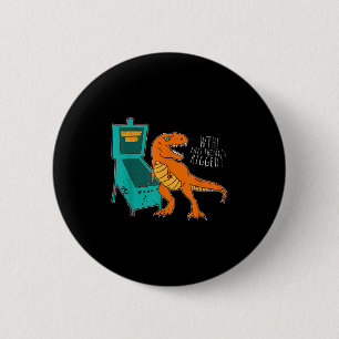 Dinosaur Pinball Wizard Arcade Maskin Player Pict Knapp