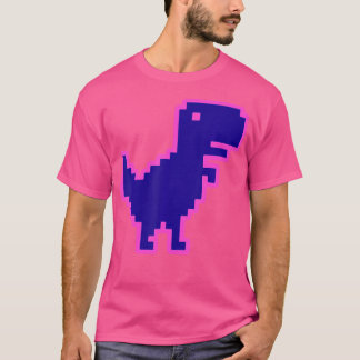 Dinosaur Pixel Pixelated Dino T-Rex T Shirt
