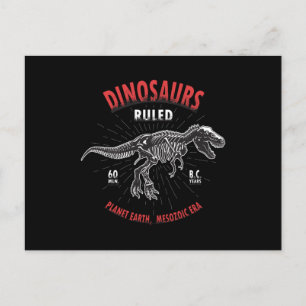 Dinosaur Planet Earth Mesozoic Era Dinosaur Vykort
