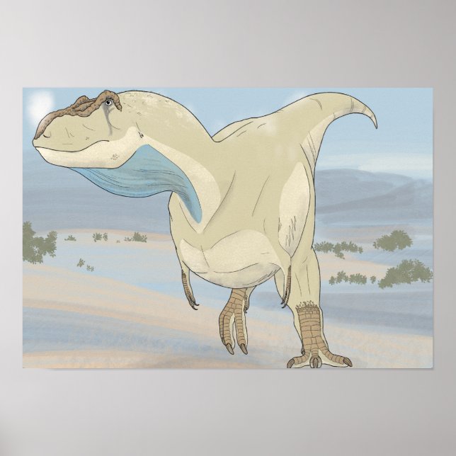 Dinosaur poster - Tarbosaurus (Framsidan)
