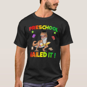 Dinosaur Preschool Studentmössa Diploma Gift T Shirt