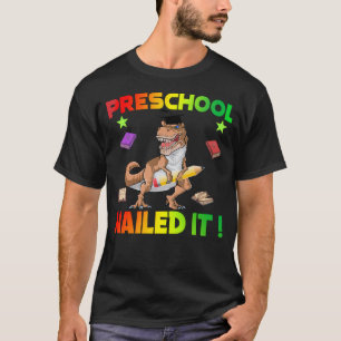 Dinosaur Preschool Studentmössa Diploma Gift T Shirt