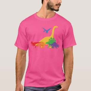 Dinosaur Pride Månad Gay Rainbow Lgbtq T Shirt
