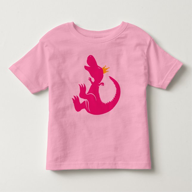 Dinosaur Princess Shirt T-shirt (Framsida)