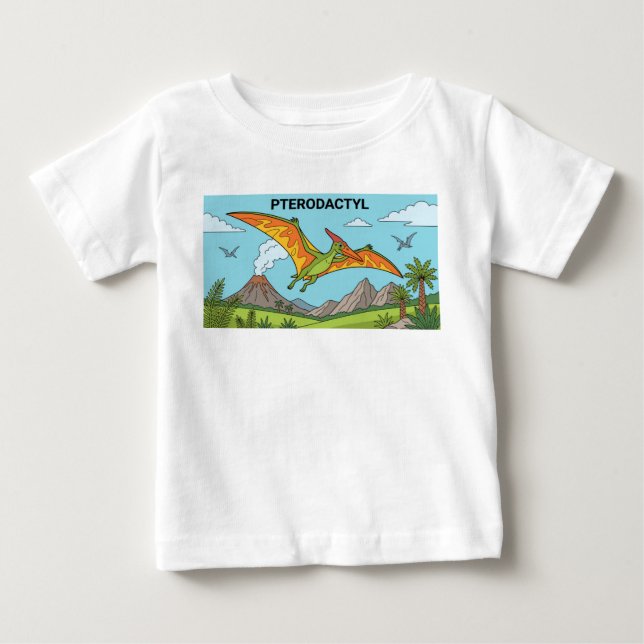 dinosaur pterodaktyl  t shirt (Framsida)