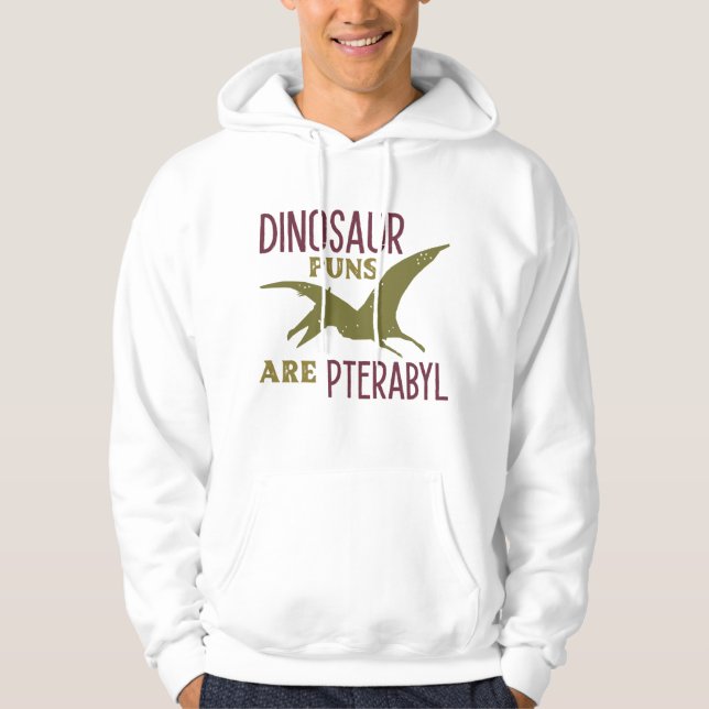 Dinosaur-punkter är terabyl hoodie (Framsida)