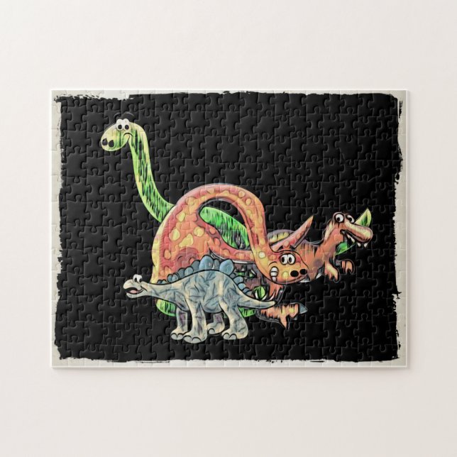 Dinosaur Puzzon Pussel (Horisontell)