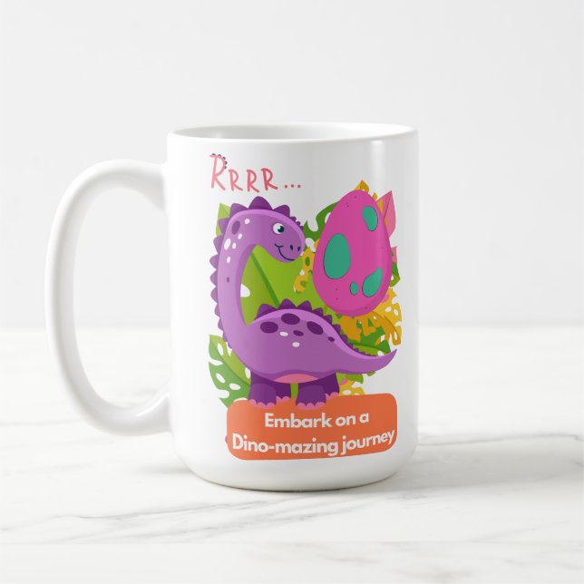DINOSAUR QUOTE DESIGN KAFFEMUGG (Vänster)