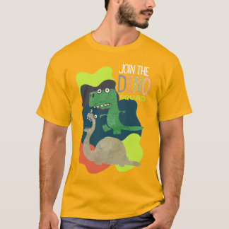 DINOSAUR QUOTE-TECKNAD T SHIRT