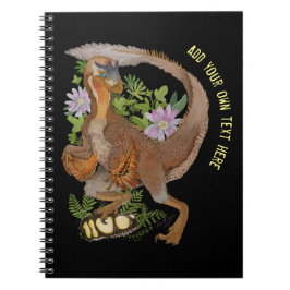 Dinosaur Raptor Jungle Art Anteckningsbok
