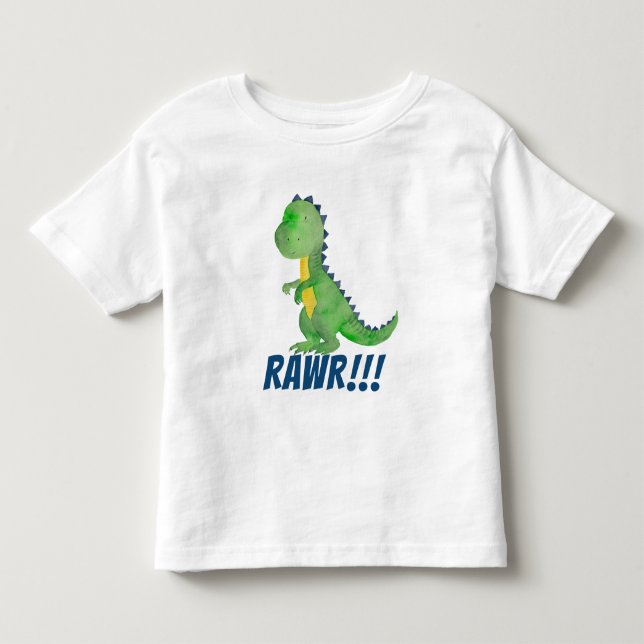 Dinosaur RAWR Shirt - Cute Trex Shirt T Shirt (Framsida)