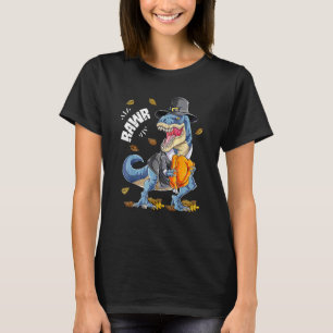 Dinosaur Rawr Tackgivnings Pojkar Kalkon Saurus Re T Shirt