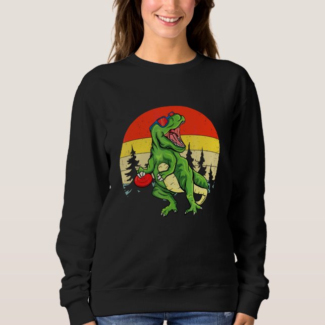 Dinosaur Rex  Discgolfvagn Frisbee Barn T Shirt (Framsida)