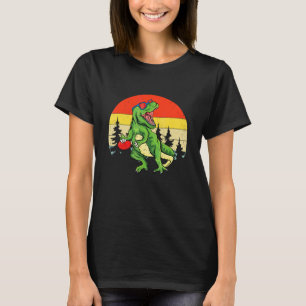 Dinosaur Rex Discgolfvagn Frisbee Barn T Shirt