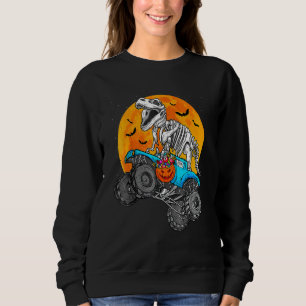Dinosaur Rex Kör Monster Truck Moon Halloween C T Shirt