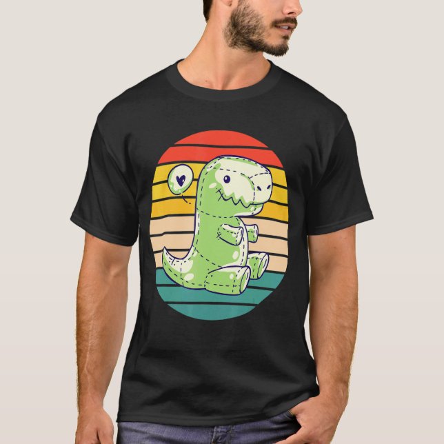 Dinosaur rex Stuffad Plushie T Shirt (Framsida)