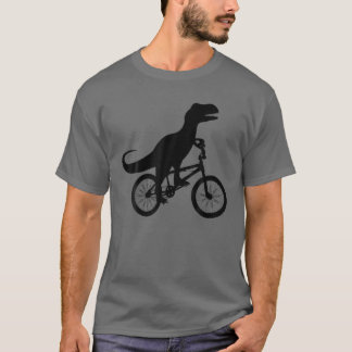 Dinosaur Riding Bike | Cute Bike-Dino Älskare Tee