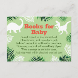 Dinosaur Roar Bok-begäran, babyvisningsprogram Tilläggskort