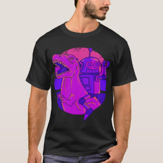Dinosaur Robot Vintage T Rex Shirt