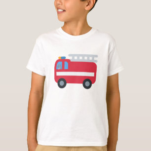 Dinosaur-roligtens brandmotor Back to school T Shirt