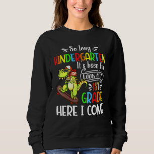 Dinosaur så Long Kindergarten Se upp 1:a Klass H T Shirt