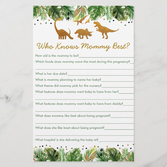 Dinosaur Safari som känner Mammans bästa spel (Framsida)