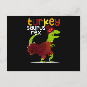 Dinosaur Sägmacks kalkon Saurus Rex Pilgrim Vykort