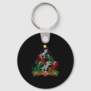 Dinosaur Santa Hat Julgran Buffalo Play Re Nyckelring