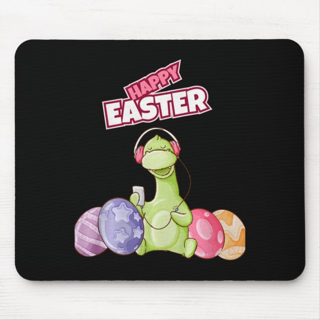 Dinosaur Say Happy Easter Premium Tri-blend  Musmatta (Framsidan)