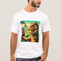 Dinosaur Selfie Shirt-Funny Dinosaur Älskare Appar