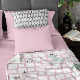 Dinosaur Simple Scandinavian Child Design Fleecefilt