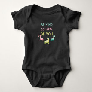 Dinosaur ska vara snäll om lycklig ska vara lyckli t shirt
