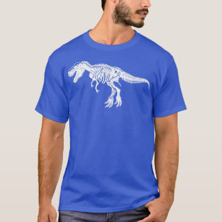 Dinosaur Skeleton Funny Reptile Animal Lover Graph T Shirt