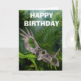 Dinosaur Skull Jussica PARTY-kort Kort