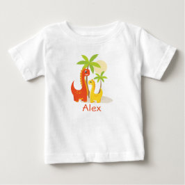 Dinosaur Småbarn Birthday Personlig T-Shirt