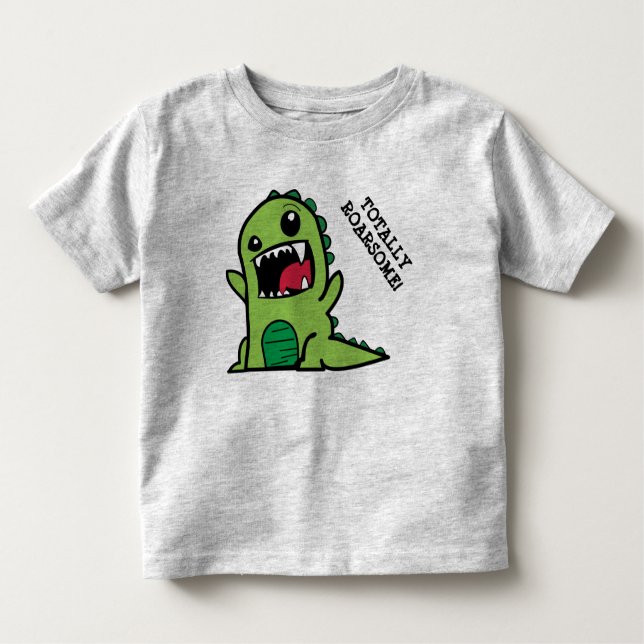 Dinosaur Småbarn T-Shirt (Framsida)