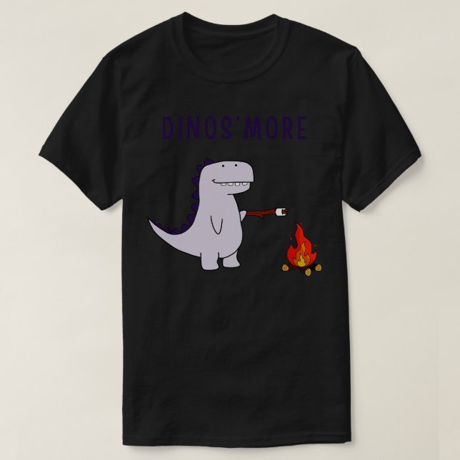 Dinosaur Smores T Shirt (Design framsida)