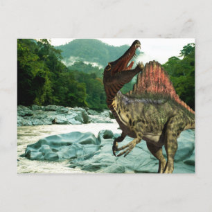 Dinosaur Spinosaurus vykort