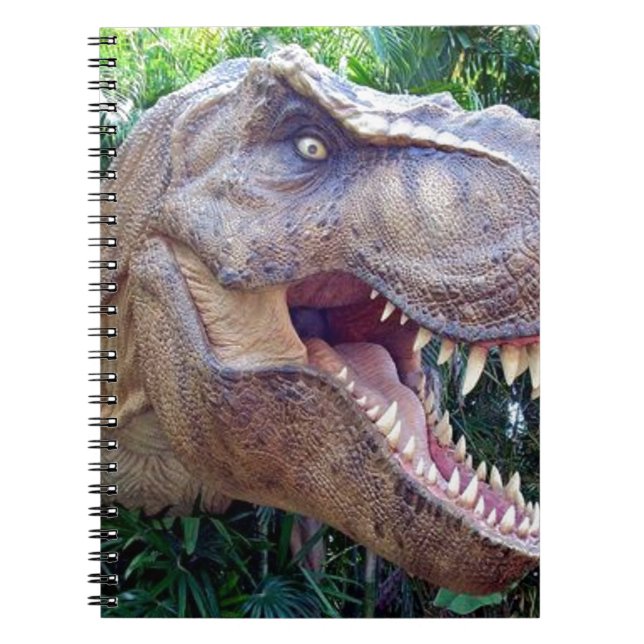 Dinosaur Spiral Anteckningsbok  (Framsidan)