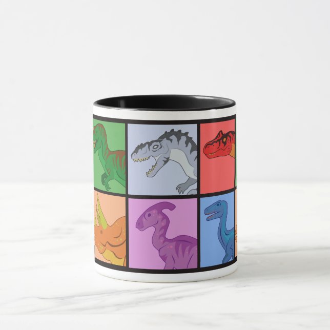 Dinosaur Squares Mugg (Center)
