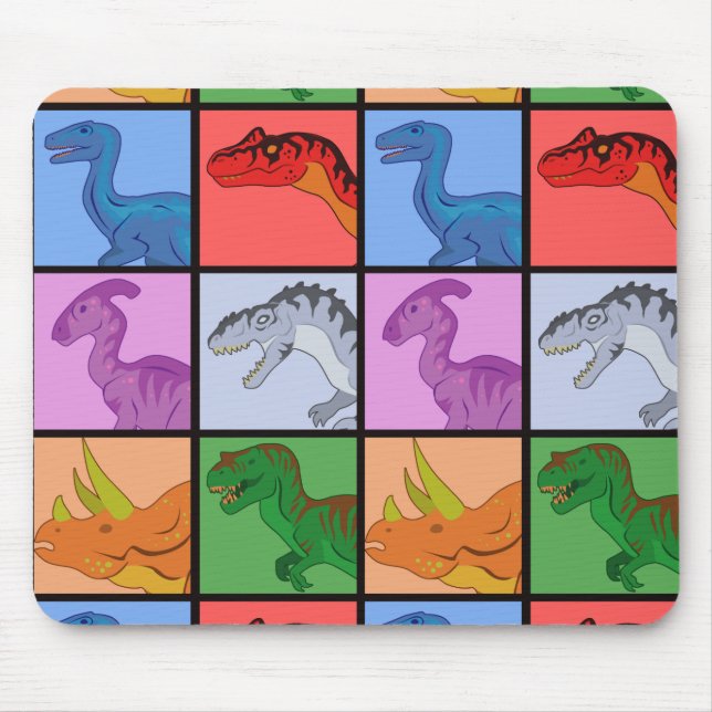 Dinosaur Squares Musmatta (Framsidan)