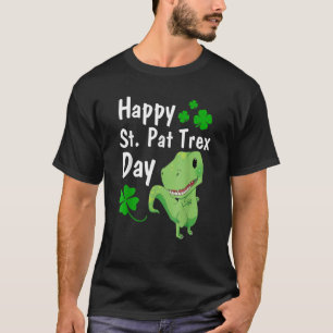 Dinosaur St Patrick S Day i lycklig T Shirt