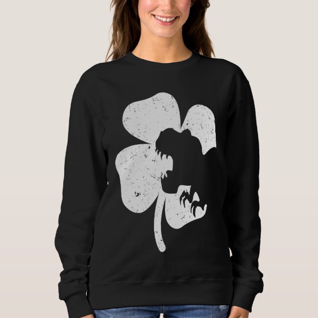 Dinosaur St Patricks Day  Boys Kids Toddler Irish  T Shirt (Framsida)