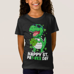 Dinosaur-St patricks day för Lycklig St PaT-Rex-da T Shirt