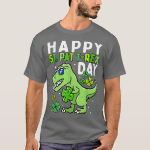 Dinosaur St patricks day Tod för lycklig St Pat Tr T Shirt