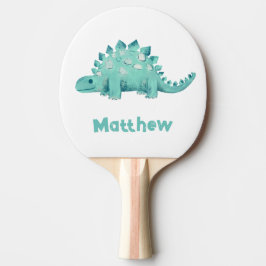 Dinosaur Stegosaurus First Namn Pingisracket