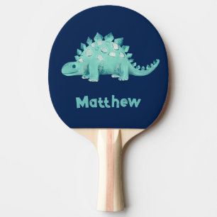 Dinosaur Stegosaurus First Namn Pingisracket