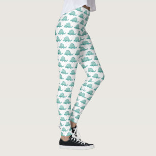 Dinosaur Stegosaurus Mönster Leggings