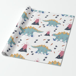 Dinosaur Stegosaurus Presentpapper
